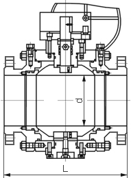 美標鍛鋼球閥結(jié)構(gòu)圖